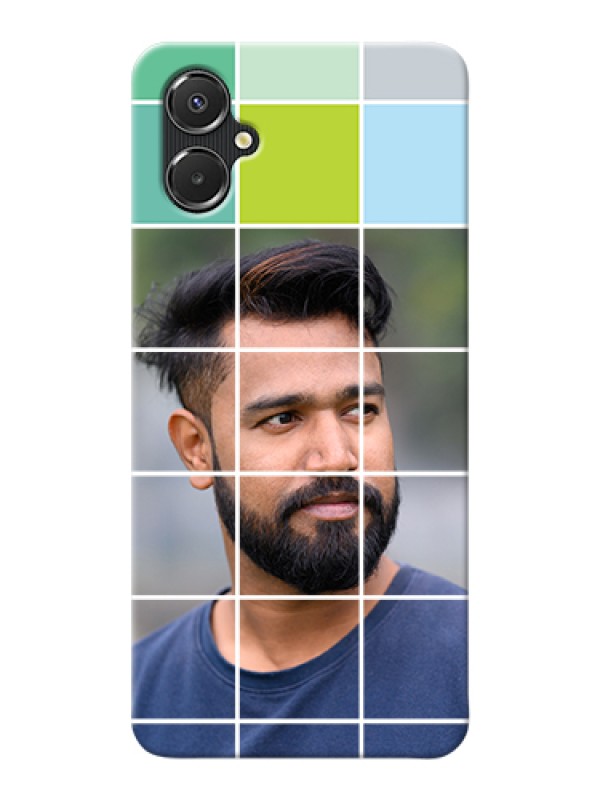 Custom Galaxy M06 Custom Hard Phone Case - With White Box Pattern