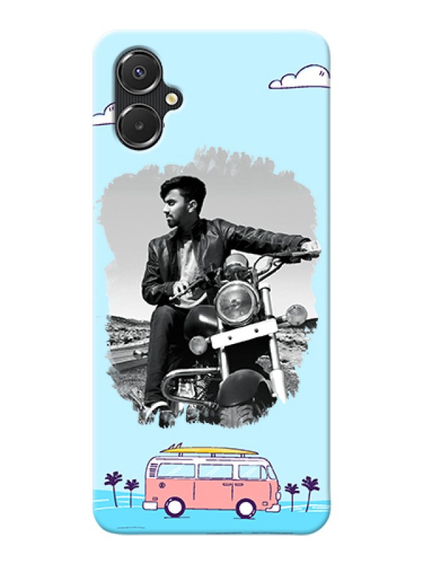 Custom Galaxy M06 Custom Hard Phone Case - Travel & Adventure Design