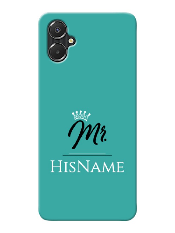 Custom Galaxy M06 Custom Hard Phone Case - Mr With Name Design
