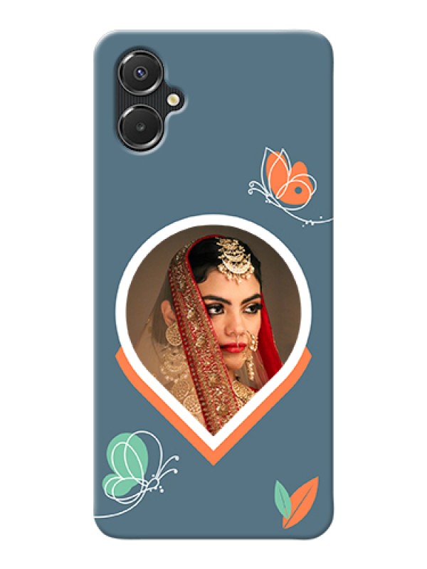 Custom Galaxy M06 Custom Hard Phone Case - Droplet Butterflies Design