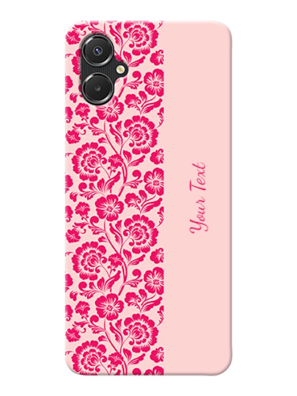 Custom Galaxy M06 Custom Hard Phone Case - Attractive Floral Pattern Design