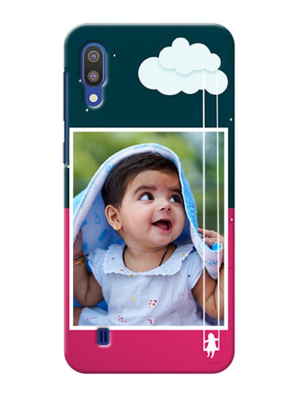 Custom Samsung Galaxy M10 custom phone covers: Cute Girl with Cloud Design