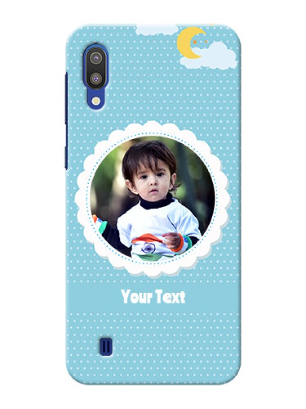 Custom Samsung Galaxy M10 mobile cases online: violet Pattern Design