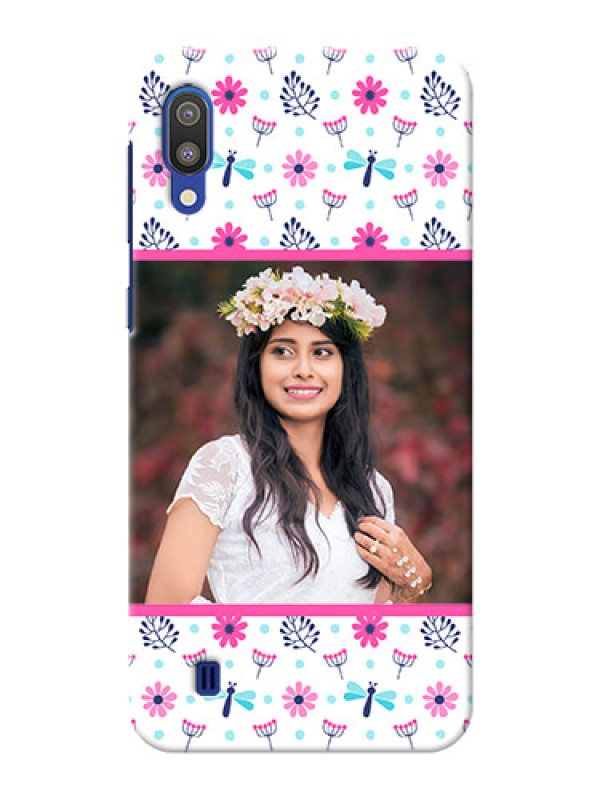 Custom Samsung Galaxy M10 Mobile Covers: Colorful Flower Design