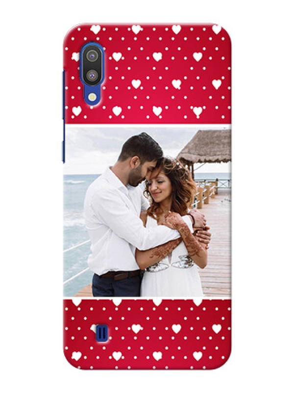 Custom Samsung Galaxy M10 custom back covers: Hearts Mobile Case Design