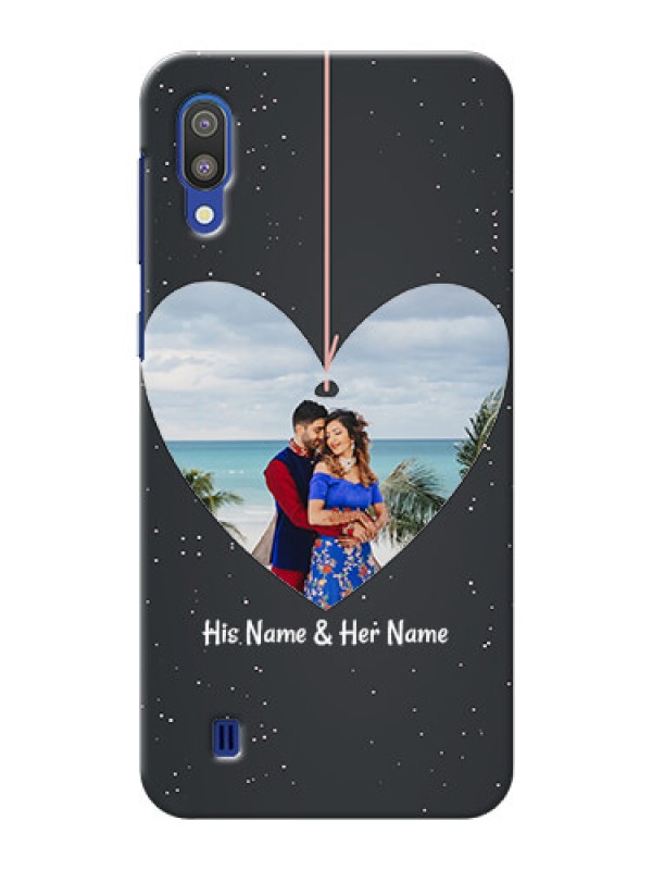 Custom Samsung Galaxy M10 custom phone cases: Hanging Heart Design