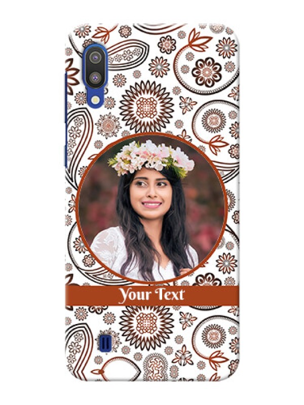 Custom Samsung Galaxy M10 phone cases online: Abstract Floral Design 