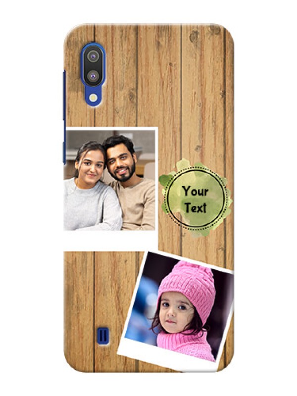 Custom Samsung Galaxy M10 Custom Mobile Phone Covers: Wooden Texture Design