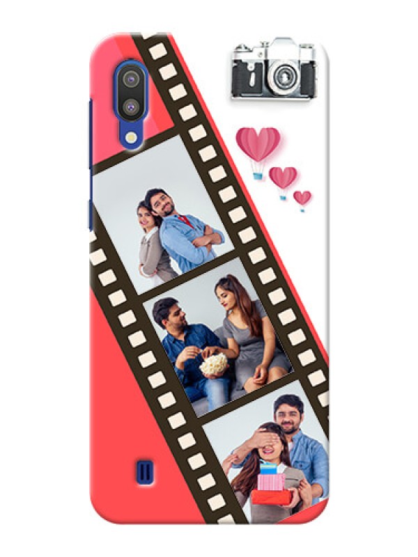 Custom Samsung Galaxy M10 custom phone covers: 3 Image Holder with Film Reel