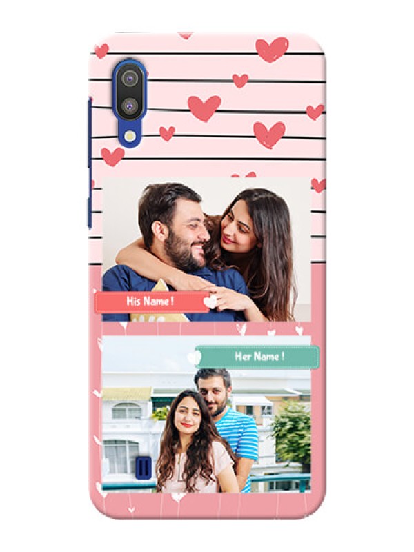 Custom Samsung Galaxy M10 custom mobile covers: Photo with Heart Design