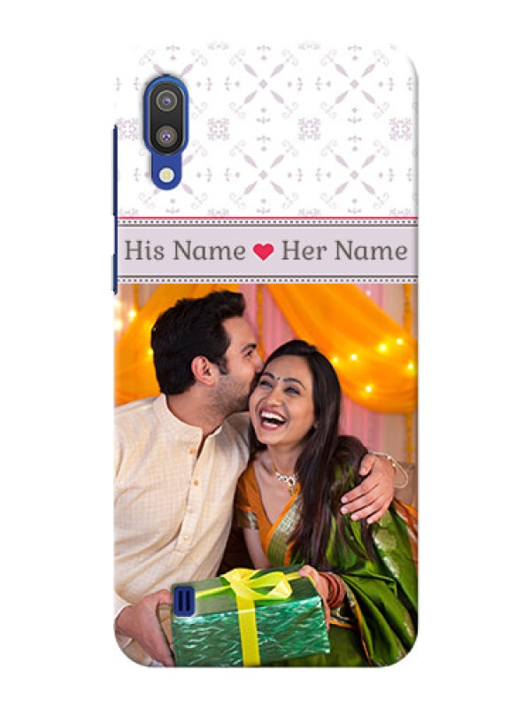 Custom Samsung Galaxy M10 Phone Cases with Photo and Ethnic Design