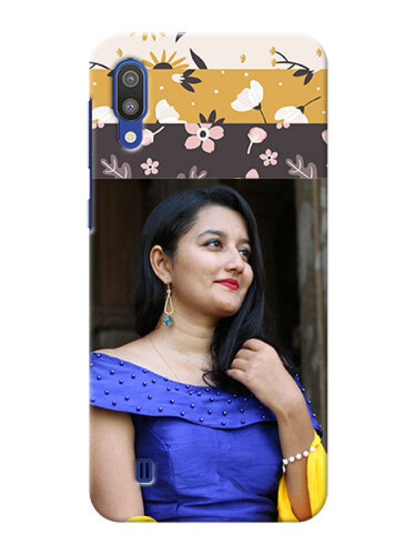 Custom Samsung Galaxy M10 mobile cases online: Stylish Floral Design