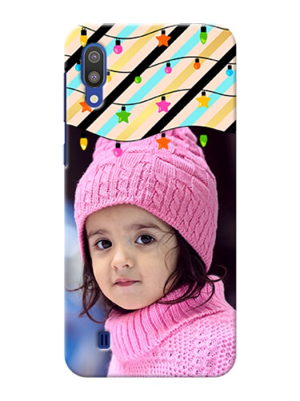 Custom Samsung Galaxy M10 Personalized Mobile Covers: Lights Hanging Design