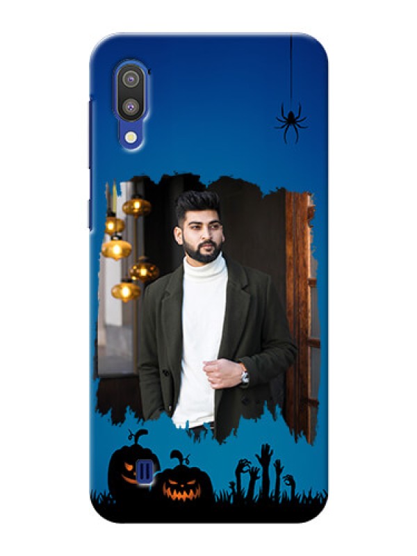 Custom Samsung Galaxy M10 mobile cases online with pro Halloween design 