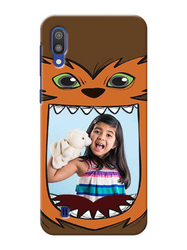 Custom Samsung Galaxy M10 Phone Covers: Owl Monster Back Case Design