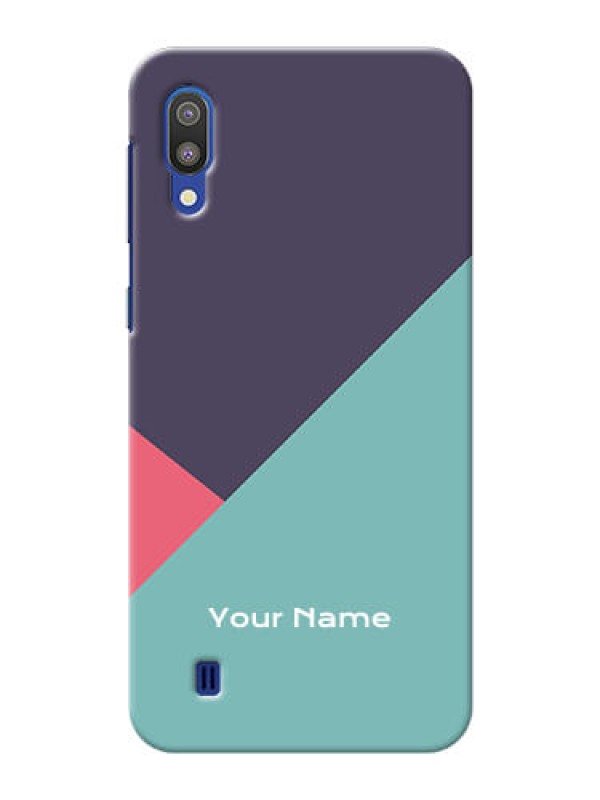 Custom Galaxy M10 Custom Phone Cases: Tri  Color abstract Design
