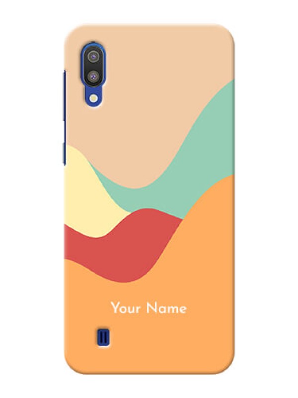 Custom Galaxy M10 Custom Mobile Case with Ocean Waves Multi-colour Design