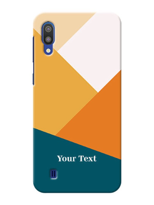 Custom Galaxy M10 Custom Phone Cases: Stacked Multi-colour Design