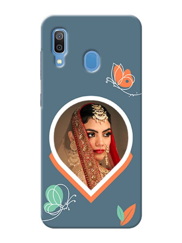 Custom Galaxy M10S Custom Mobile Case with Droplet Butterflies Design