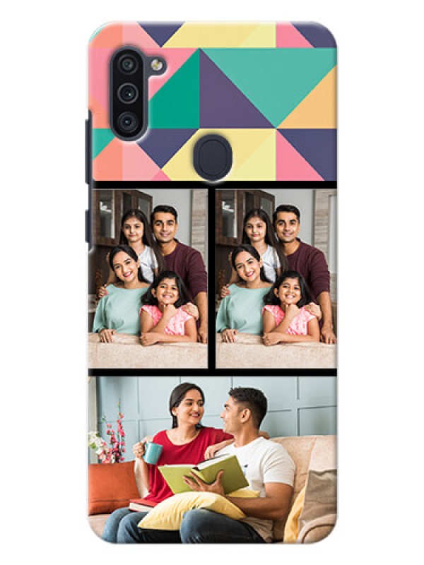 Custom Galaxy M11 personalised phone covers: Bulk Pic Upload Design