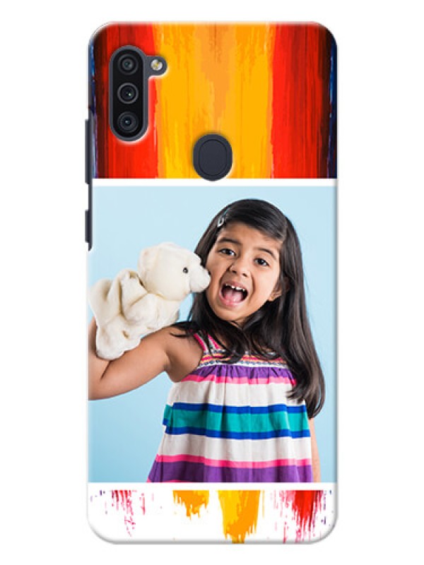 Custom Galaxy M11 custom phone covers: Multi Color Design