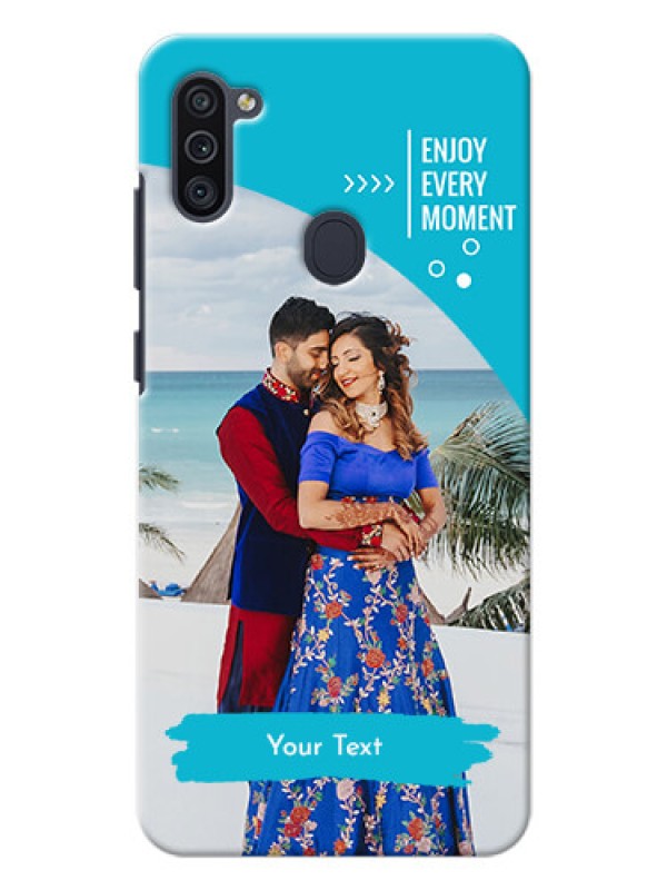 Custom Galaxy M11 Personalized Phone Covers: Happy Moment Design