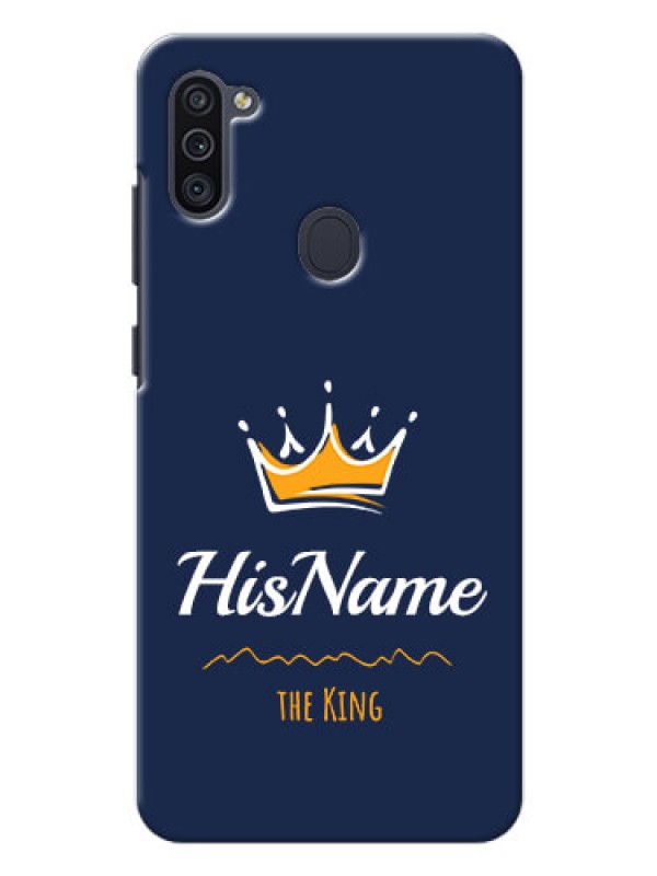 Custom Galaxy M11 King Phone Case with Name