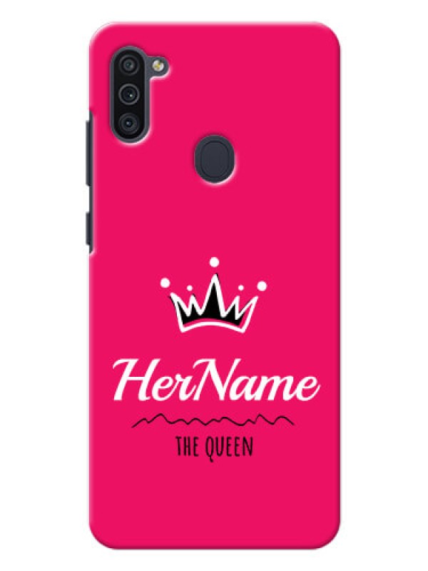Custom Galaxy M11 Queen Phone Case with Name