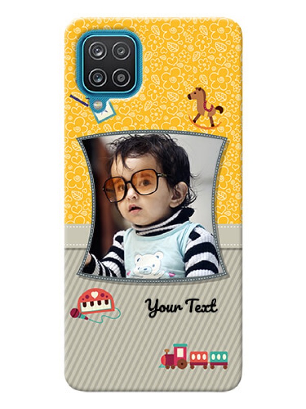 Custom Galaxy M12 Mobile Cases Online: Baby Picture Upload Design