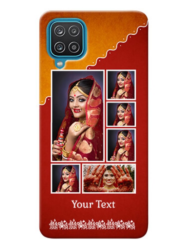 Custom Galaxy M12 customized phone cases: Wedding Pic Upload Design