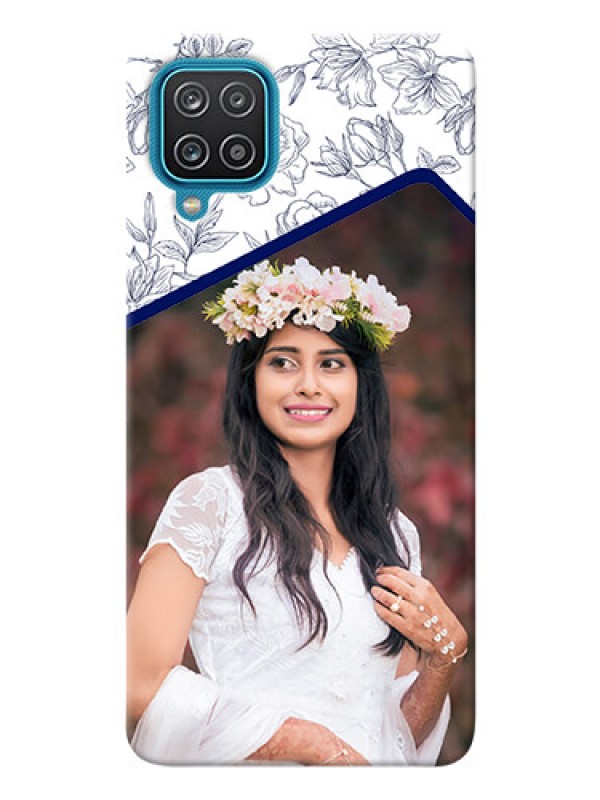 Custom Galaxy M12 Phone Cases: Premium Floral Design