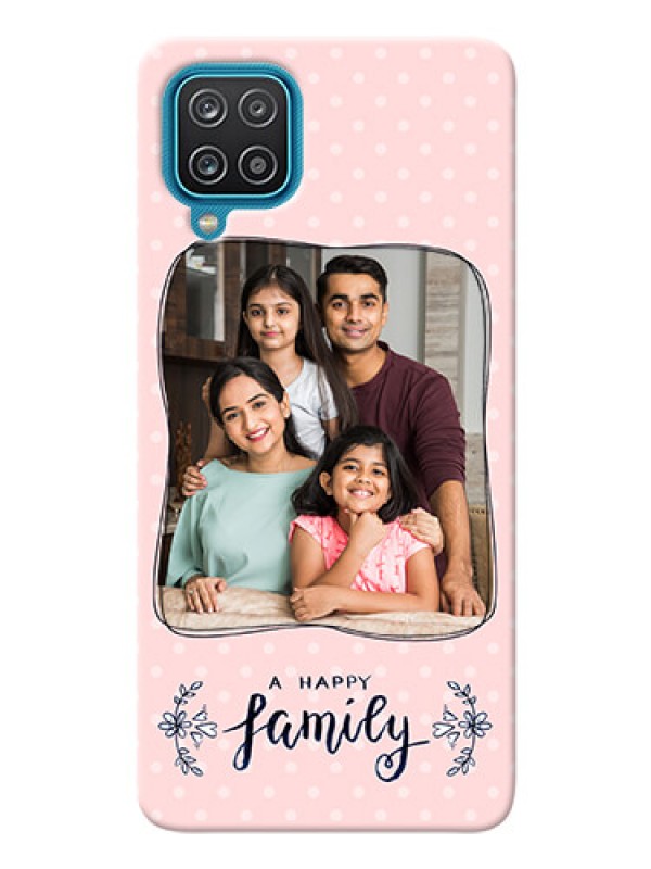 Custom Galaxy M12 Personalized Phone Cases: Family with Dots Design