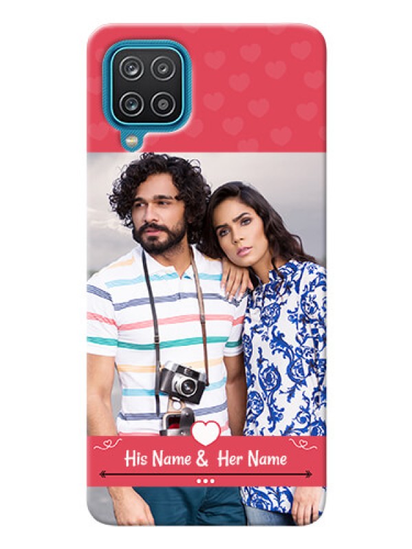 Custom Galaxy M12 Mobile Cases: Simple Love Design