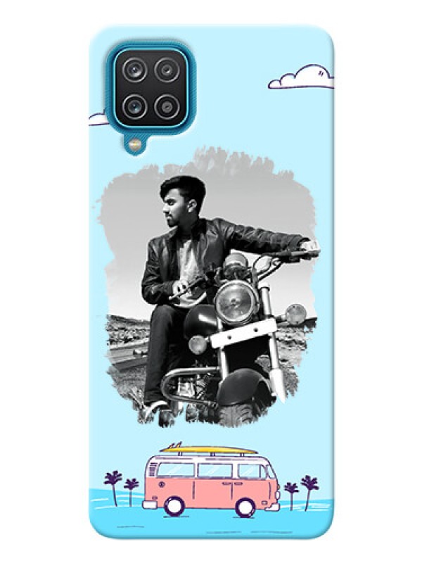 Custom Galaxy M12 Mobile Covers Online: Travel & Adventure Design