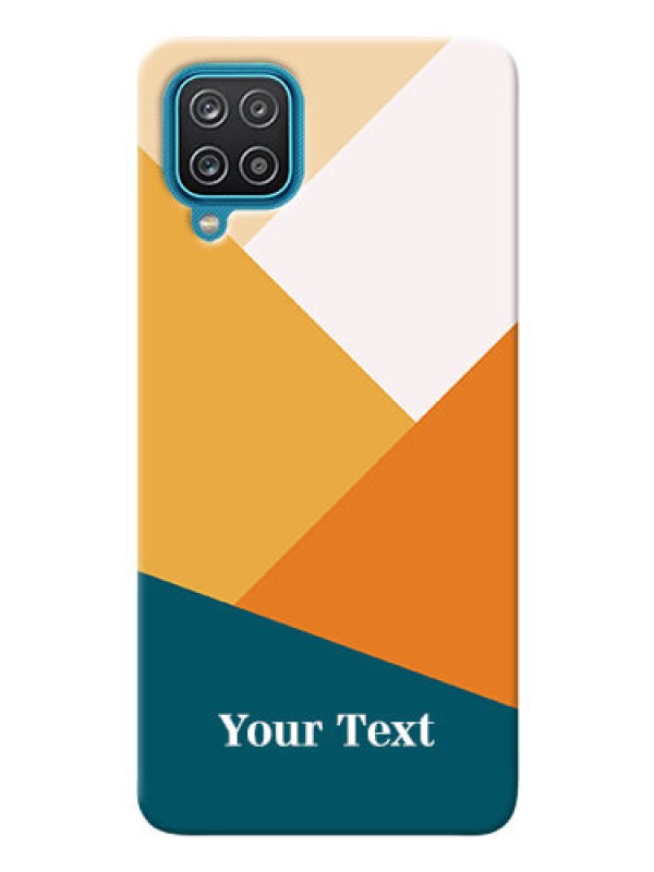 Custom Galaxy M12 Custom Phone Cases: Stacked Multi-colour Design