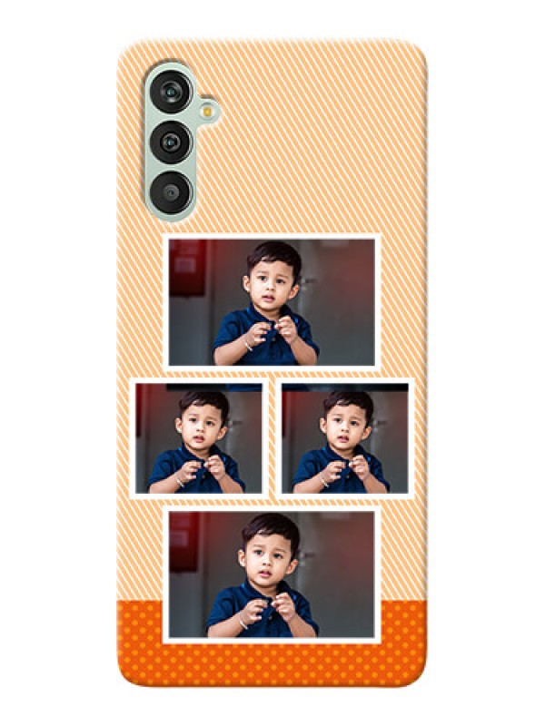 Custom Galaxy M13 4G Mobile Back Covers: Bulk Photos Upload Design
