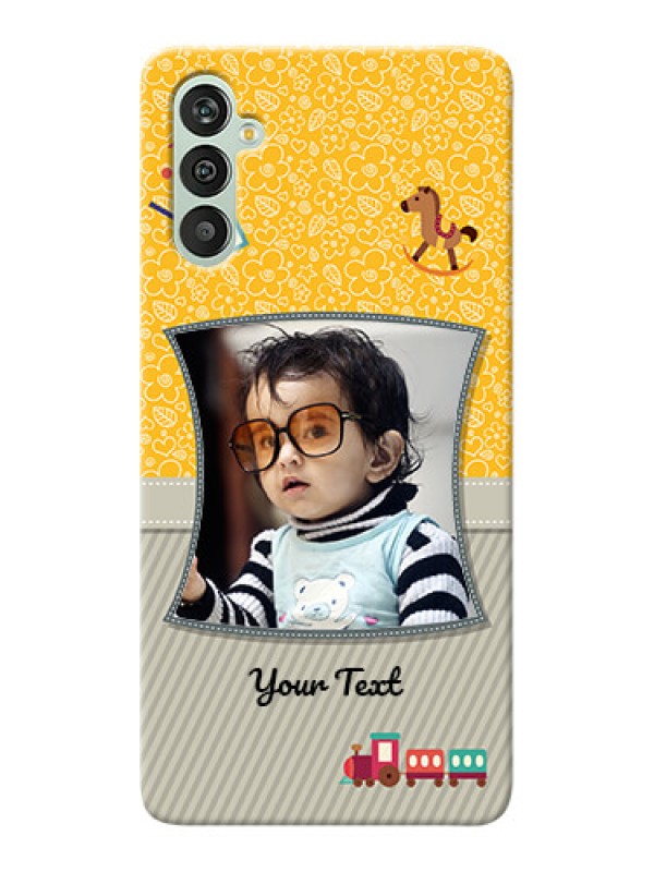 Custom Galaxy M13 4G Mobile Cases Online: Baby Picture Upload Design