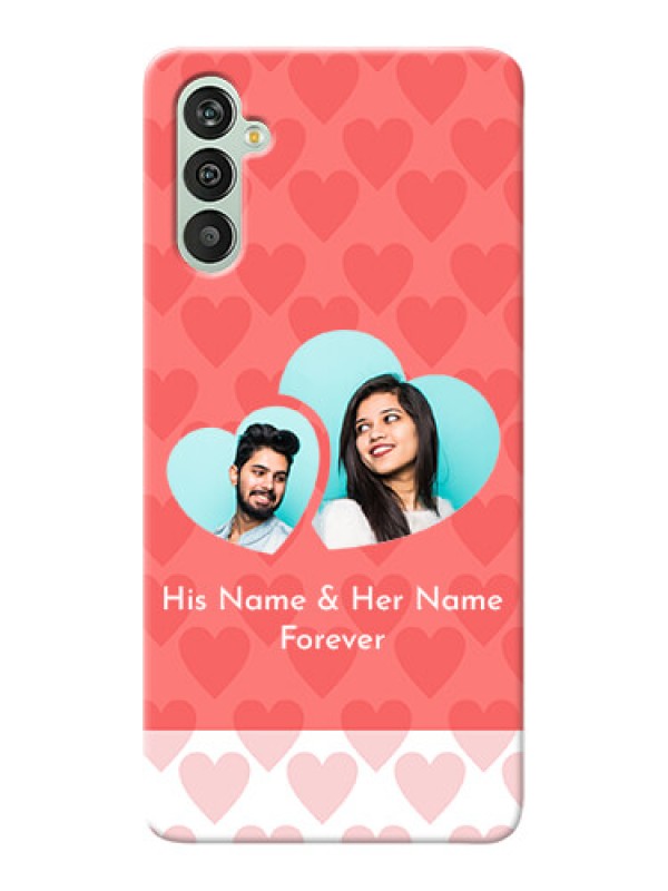 Custom Galaxy M13 4G personalized phone covers: Couple Pic Upload Design