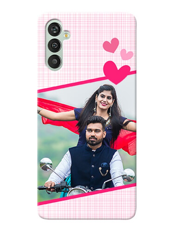 Custom Galaxy M13 4G Personalised Phone Cases: Love Shape Heart Design
