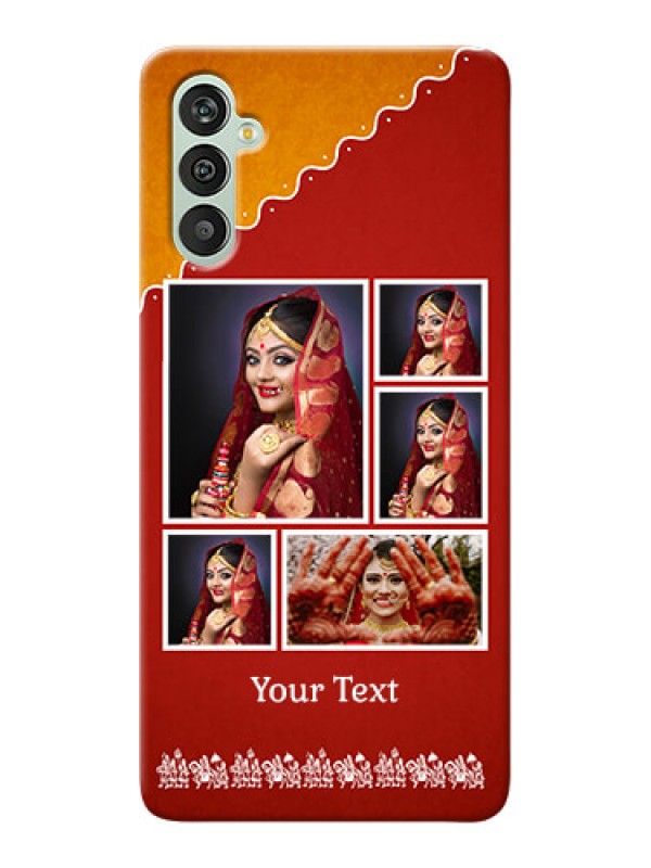 Custom Galaxy M13 4G customized phone cases: Wedding Pic Upload Design