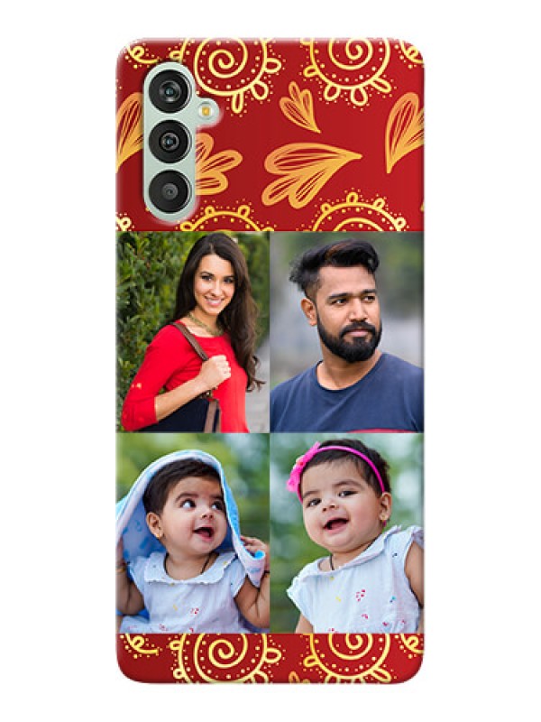 Custom Galaxy M13 4G Mobile Phone Cases: 4 Image Traditional Design