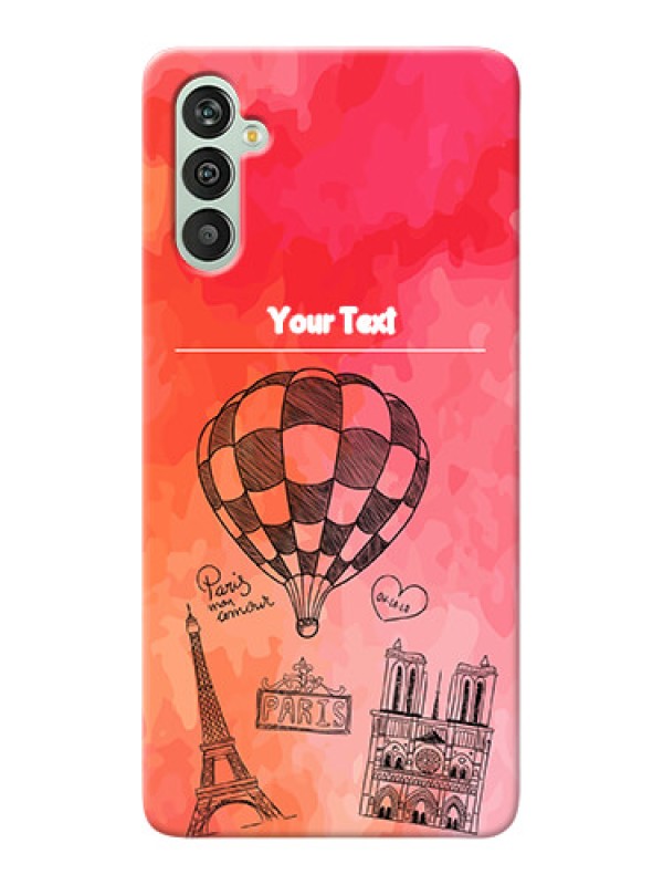 Custom Galaxy M13 4G Personalized Mobile Covers: Paris Theme Design