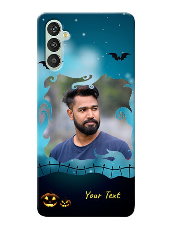Custom Galaxy M13 4G Personalised Phone Cases: Halloween frame design