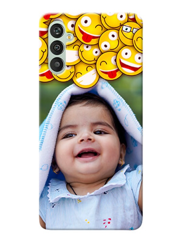 Custom Galaxy M13 4G Custom Phone Cases with Smiley Emoji Design
