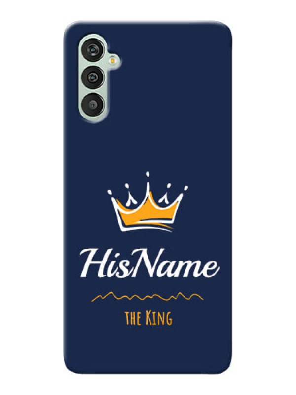 Custom Galaxy M13 4G King Phone Case with Name