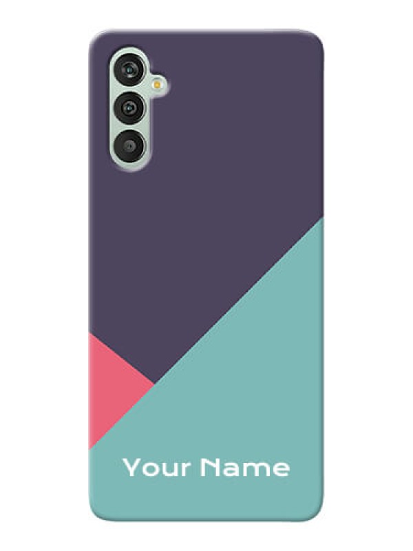 Custom Galaxy M13 4G Custom Phone Cases: Tri  Color abstract Design