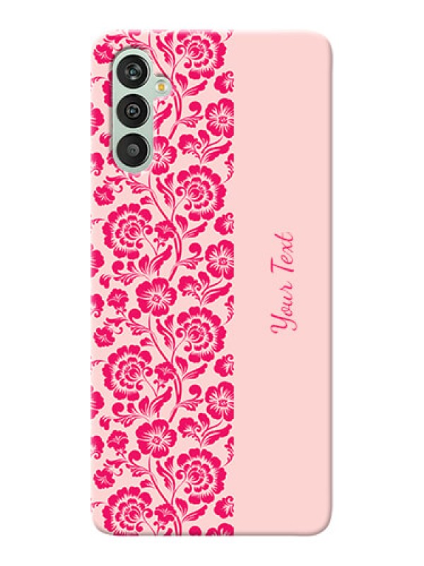 Custom Galaxy M13 4G Phone Back Covers: Attractive Floral Pattern Design
