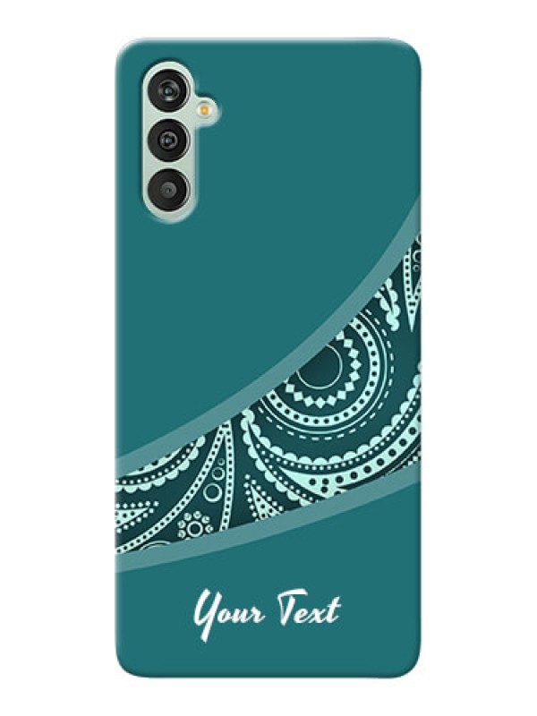 Custom Galaxy M13 4G Custom Phone Covers: semi visible floral Design