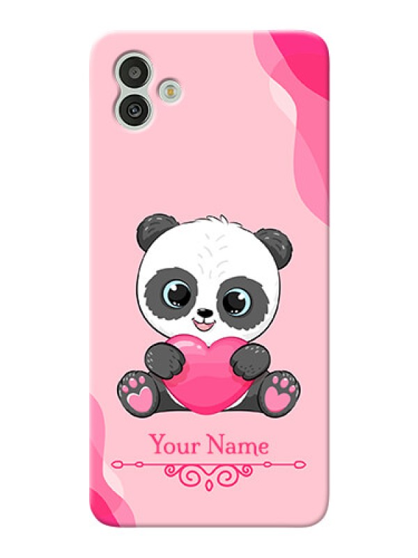 Custom Galaxy M13 5G Mobile Back Covers: Cute Panda Design