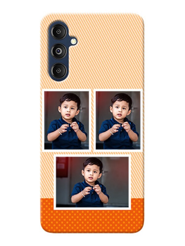 Custom Galaxy M14 4G Mobile Back Covers: Bulk Photos Upload Design
